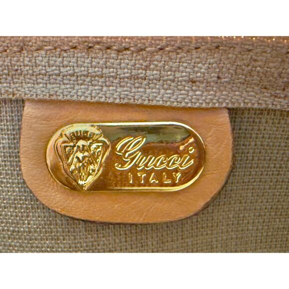 Gucci GG Supreme Monogram Print Canvas Shoulder Bag / Top Handle – Made in Italy - Picture 9 of 11